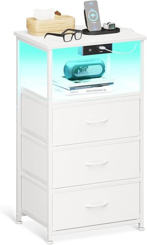 Coleshome nachttisch led usb - coleshome,