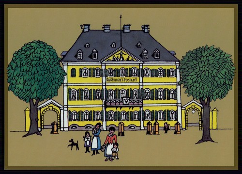 Deutsche post 500 jahre - post,
