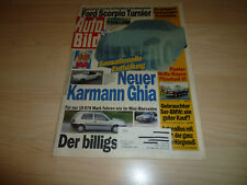 Zeitung Zeitschrift - Auto Bild Heft Nr. 35 - 26.August 1991 - Karmann Ghia