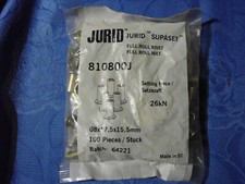 100 Bremsbelagnieten Stahl 8×17,5 halbhohl Nieten für Bremsbeläge