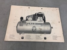 FLAKO Drucklufttechnik Kompressor Serie KAZ Betriebsanleitung Ersatzteilliste