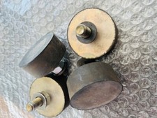4x Gummipuffer Typ D/Silentblock Typ D Anschlagpuffer M10 Ø50 Schwingungsdämpfe
