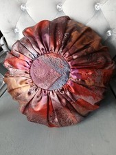 Kissen Shabby Chic Dekokissen Rund Sitzkissen Stuhlkissen Sofakissen Bunt 35cm