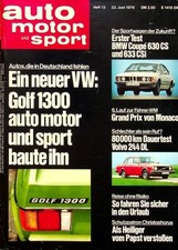 2) Auto Motor Sport AMS 13/1976 - Toyota Celica ST Lift - Puch Pinzgauer 4x4 mi