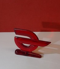 Original alte GÖRICKE Schutzblechfigur Emblem Version 4 aus Kunststoff