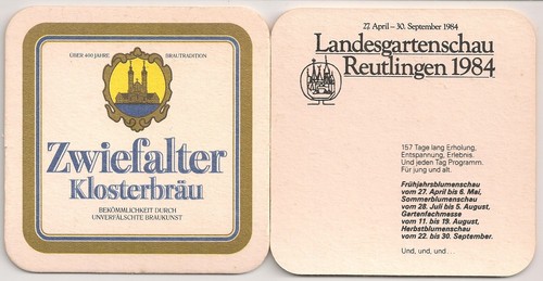 Zwiefalter klosterbräu - zwiefalter,