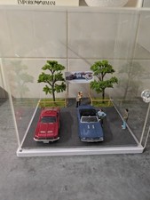 Diorama "US Cars"  Unikat, Eigenbau 1/43 in Vitrine