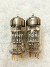 Philips Miniwatt E80CF 6U8 6BL8 ECF82 ECF80 Gold Pins geklemmte Taille NOS...