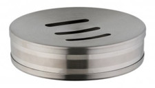 2 x Seifenschale Edelstahl SANTO Seifenablage Seife Seifenhalter Seifenhalter 2x