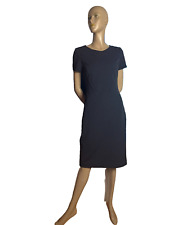 Etuikleid Trixi Schober Waffelstrukur BW Mix Piquet Stretch marine blau 36 38