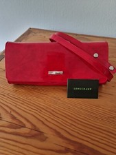 Longchamp Clutch, Lackleder, Rot