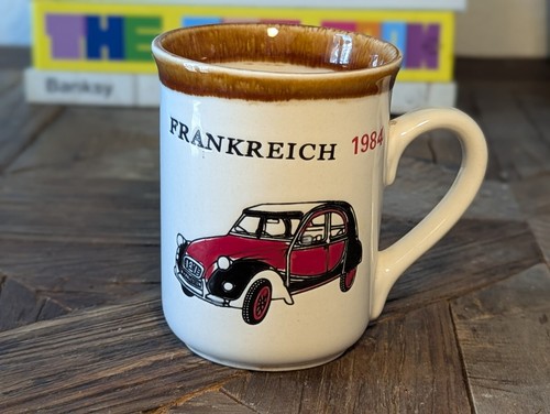 Vintage tasse becher citroën - vintage,