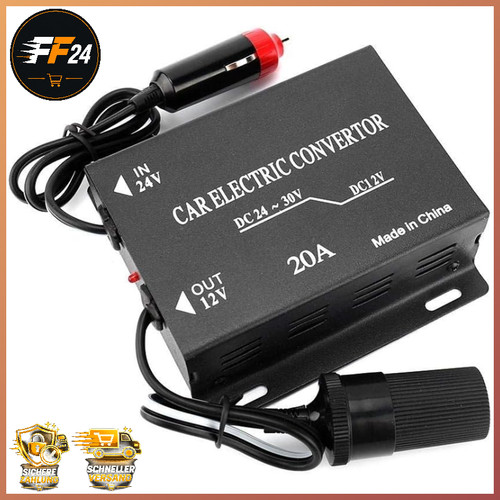 Stromrichter 24v auf 12v 20a - 24v,