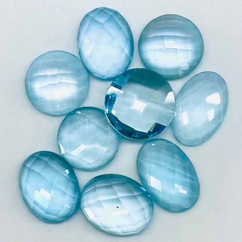 Stück natürlich himmelblau - 9,