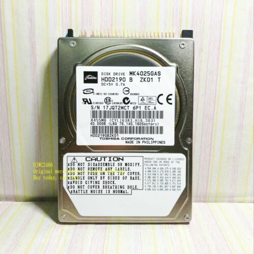 Toshiba mk4025gas 4200 - 40, gb,
