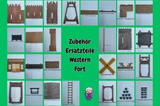 Playmobil Fort Western Ersatzteile 3028 3419 3420 3773 3806 zur Auswahl