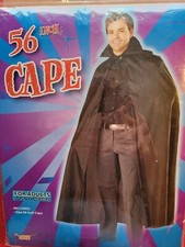 Adult 56" Black Halloween Cape