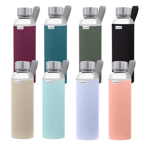 Glas trinkflasche 700ml - glas,