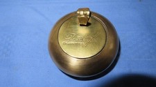 Taschenaschenbecher, Davidoff Cigarettes, versilbertes Messing
