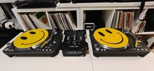 2x SYNQ X.TRM.1 Profi DJ Plattenspieler Set Turntable SYNQ XTRM 1 inkl Decksaver
