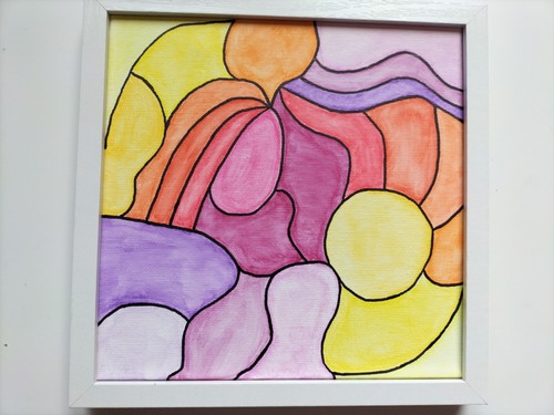 Moderne kunst malerei - moderne, abstrakt