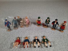 Figurenkonvolut Gartenbahn, Spur 0, 12 Figuren, Herlitz, für LGB, aus Sammlung