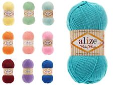 ALIZE BABY BEST Wolle Babywolle Mischgarn Antipilling Effekt (100g, Farbauswahl)