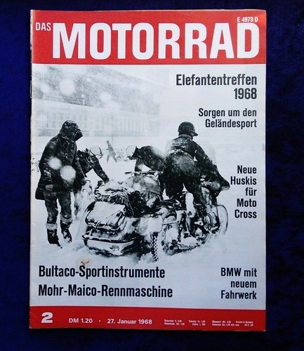 Motorrad 1968 mohr maico - 2/1968,,