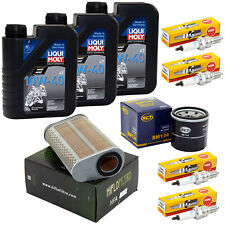 Öl Set 3L Wartung für Honda CB 600 PC41 2007-2015 Luftfilter Ölfilter Zündkerzen