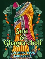 Sari & Ghagra Choli Malbuch