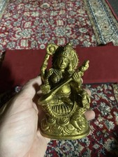Saraswati statue aus messing - saraswati,