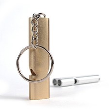 Pfeifen Im Freien Super Laut Wandern 120dB 5 5X0 Golden/Silber Notfall