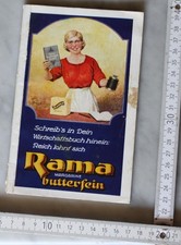 reklame rezept tip heft chen alt RAMA MARGARINE butter fein top vintage deko 141