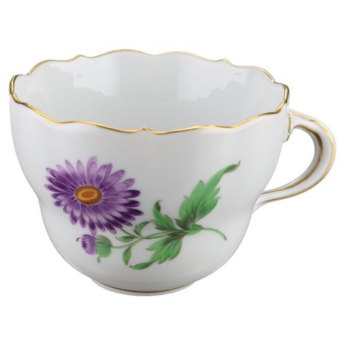 Kaffeetasse blüte lila typ - kaffeetasse,