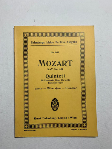 Noten mozart kv 452 - , mozart.