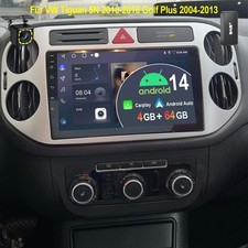 DAB+ Für VW Tiguan 5N 2007-2016 Carplay Android 14 Autoradio GPS WIFI 4+64GB KAM