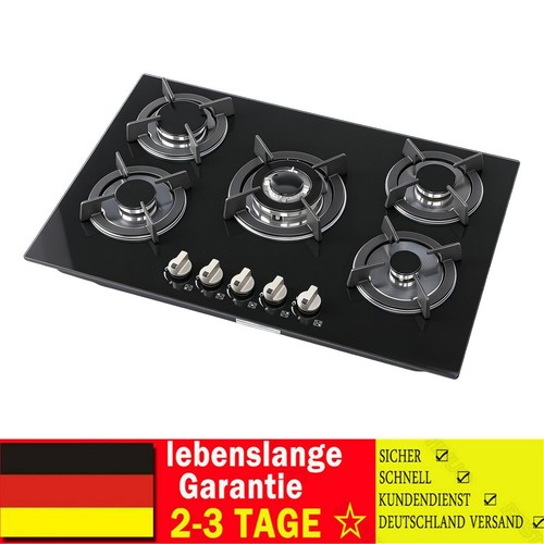 Flammen gasherd glaskeramik - 5,