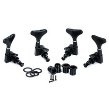 Schwarz Bass Stimmwirbel Set Mechaniken Mechaniken 2L+2R