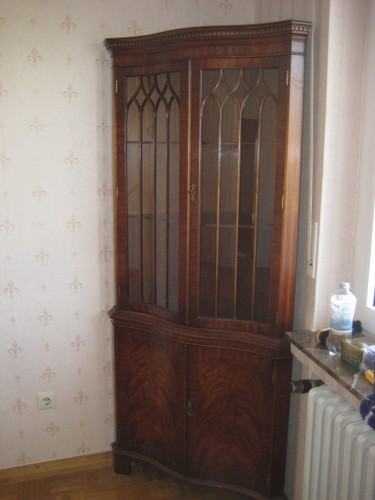Stilmöbel eckvitrine - stilmöbel,