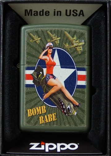 Zippo feuerzeug pin girl - zippo, "pin
