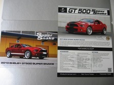 3x orig. USA Prospekt Ford Mustang Shelby GT 500 Super Snake 2011 bis 2014