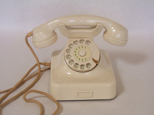 Telefon mit wählscheibe - mit,