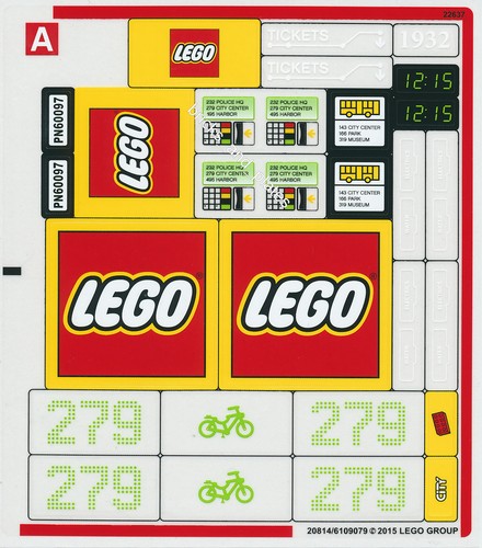 Lego city aufkleber 1 - city,