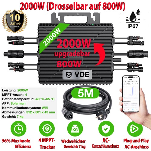 2000w drosselbar auf - 2000w, (drosselbar