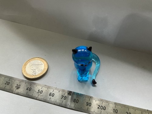 Glasfigur katze keine - glasfigur,, katze,
