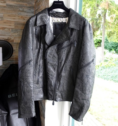 Philipp plein leather jacket - plein,