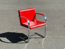 1/4 ital. Sessel Bauhaus Rot
