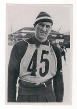 24/345 SAMMELBILD OLYMPIA 1936 - REIDAR ANDERSEN NORWEGEN SPEZIALSPRUNGLAUF 