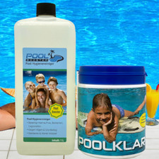 Klares sauberes Wasser im Pool