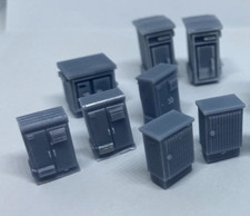 18 x H0 1:87 Schaltschränke